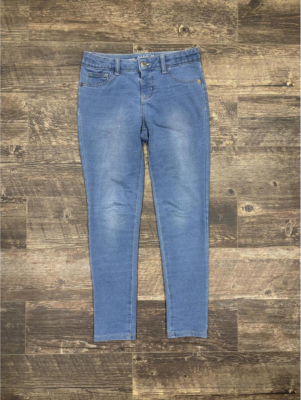 Children’s Blue Jeggings Super Stretch Skinny Leg Size Large 10/12 Cat & Jack